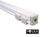 Plastic Waterproof LED Profile with frosted difuser Surface Mounted Reduced