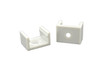 Plastic Waterproof LED Profile with frosted difuser Surface Mounted Reduced