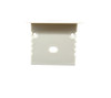 LED profile end cap for box recessed aluminium channel providing clean finished edge