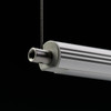suspended oval LED profile aluminium channel hanging linear pendant lighting