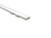 Slim surface mounted LED aluminium profile showing narrow design for discreet linear lighting