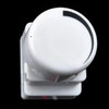 Close up of 1-10V LED dimmer rotary knob for precise lighting control