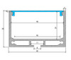 Wide BOX Aluminium LED Profile 