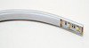 Flexible slim aluminium LED profile bent into curve demonstrating adaptability for custom lighting shapes