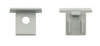 LED profile mounting clips for recessed mini aluminium LED channel installation