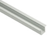 Mini recessed LED aluminium profile showing narrow channel design for discreet linear lighting