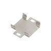 LED profile mounting clip for securing flat surface mounted aluminium LED channel installation