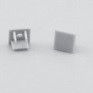 LED profile end cap for mini surface mounted Type 2 aluminium channel providing clean finish