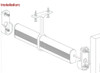 aluminium hanging rail LED profile mounting system installation diagram wardrobe rail lighting