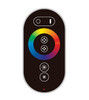 RGB LED remote control with colour wheel for adjusting colours brightness and lighting modes