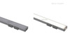 SF - Silver aluminium LED profile with frosted diffuser – soft, even lighting with professional finish for residential and commercial projects.