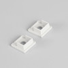 Plaster-in LED profile end caps and mounting accessories for PA-57 flexible LED channel
