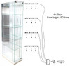 LED Lights for Glass Display Cabinets Natural White Super Bright with Corner Profiles