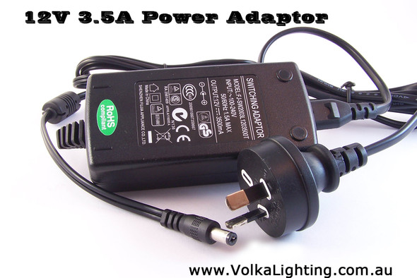 AC/DC Power Supply 42W / 3.5A / 12V