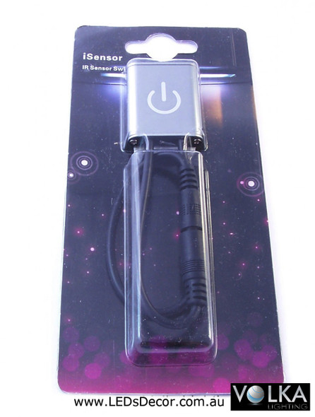 iSensor LED switch installed in cabinet lighting application with automatic on off functionality