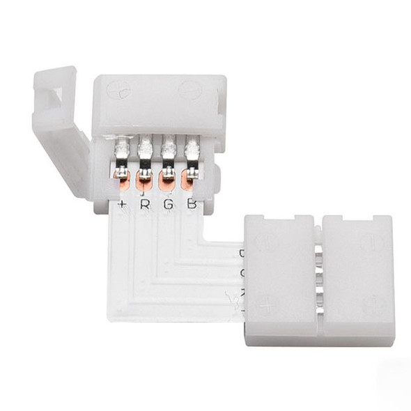 L Shape LED Strip Connector for RGB and Single Color LED Strip