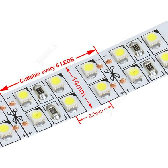 SMD 3528 240 pcs/m Non-Waterproof Double Row 19.8W/m 12V