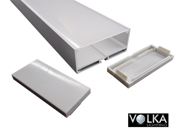 Wide BOX Aluminium LED Profile Surface Mounted Type 2 Wide BOX Aluminium LED Profile Surface Mounted Type 2