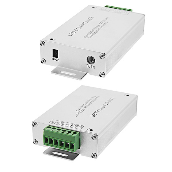 3 channel RGB LED controller receiver with aluminium housing and terminal connections