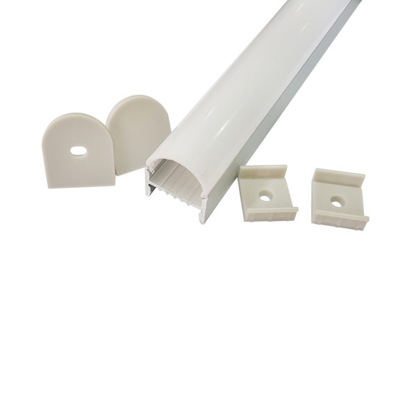 Round Aluminium LED Profile Surface Mounted 