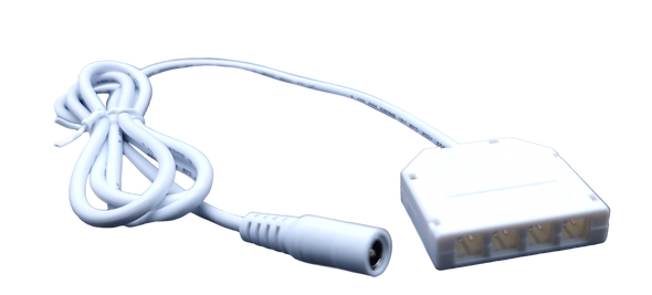 4 Ports DC Hub White