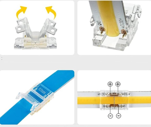 Non Soldering  COB Strip Back to Back Connector 
