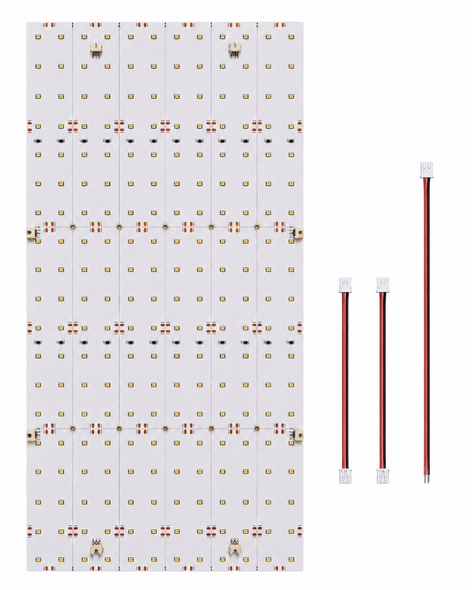 Flexible LED panel for marble backlighting bending to show conformability