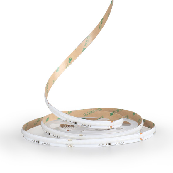 FCOB RGBIC dotless LED strip with 3M 300LSE adhesive backing