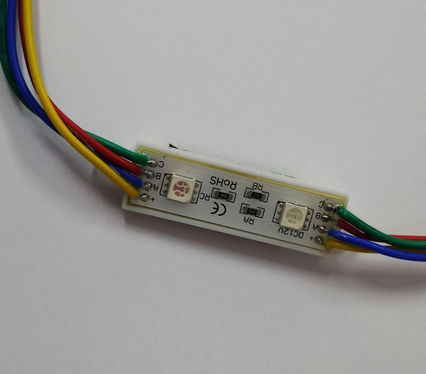 5050 2 LEDs String Sign  Module RGB 12V