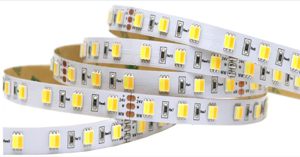 SMD 3527 120 psc/m Non-Waterproof Temperature Adjustable 19.2W/m 24V