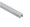 Mini aluminium LED profile Type 2 surface mounted extrusion for discreet linear lighting applications