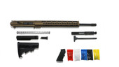 .308 Cerakote Burnt Bronze Rifle Kit  20" Stainless Barrel  15″ Rail Handguard -( NO LOWER )-