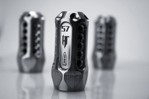 Stainless D. 57 Compensator .430" MAX 5/8x24 Stainless D. 57 Compensator .430" MAX 5/8x24