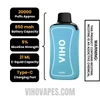 Clear (Blue Box) VIHO Supercharge 20k Disposable Vape Specifications
