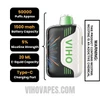 Menthol Viho TRX 50K Disposable Vape Specification