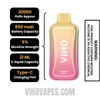 Viho Georgia peach Supercharge Vape 20000 Puffs Specifications