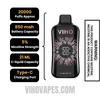 Viho Sour Skittles Supercharge Pro Vape 20000 Puffs Specifications