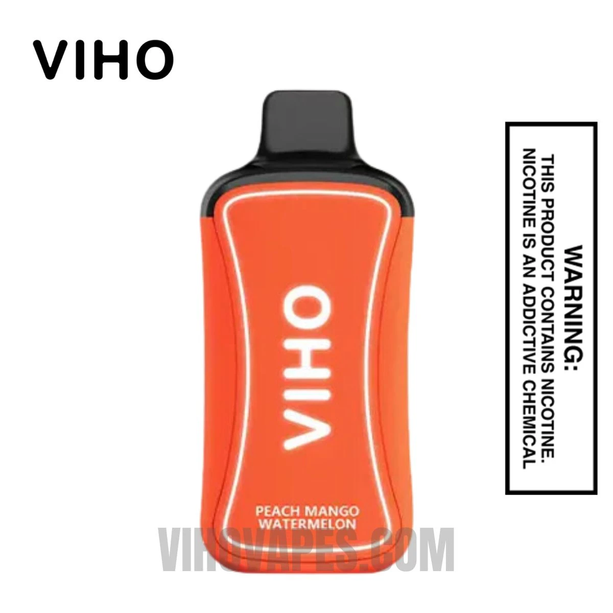 Peach Mango Watermelon VIHO Supercharge 20000 Puffs Vape