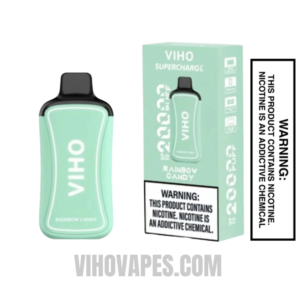 Rainbow Candy VIHO Supercharge 20000 Puffs Vape with Package Box