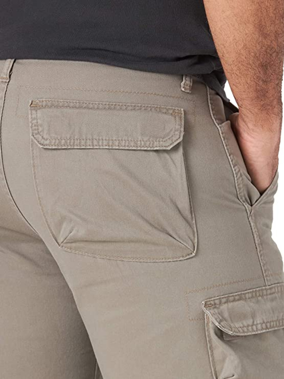 Wrangler Authentics Men's Premium Twill Cargo Pant 