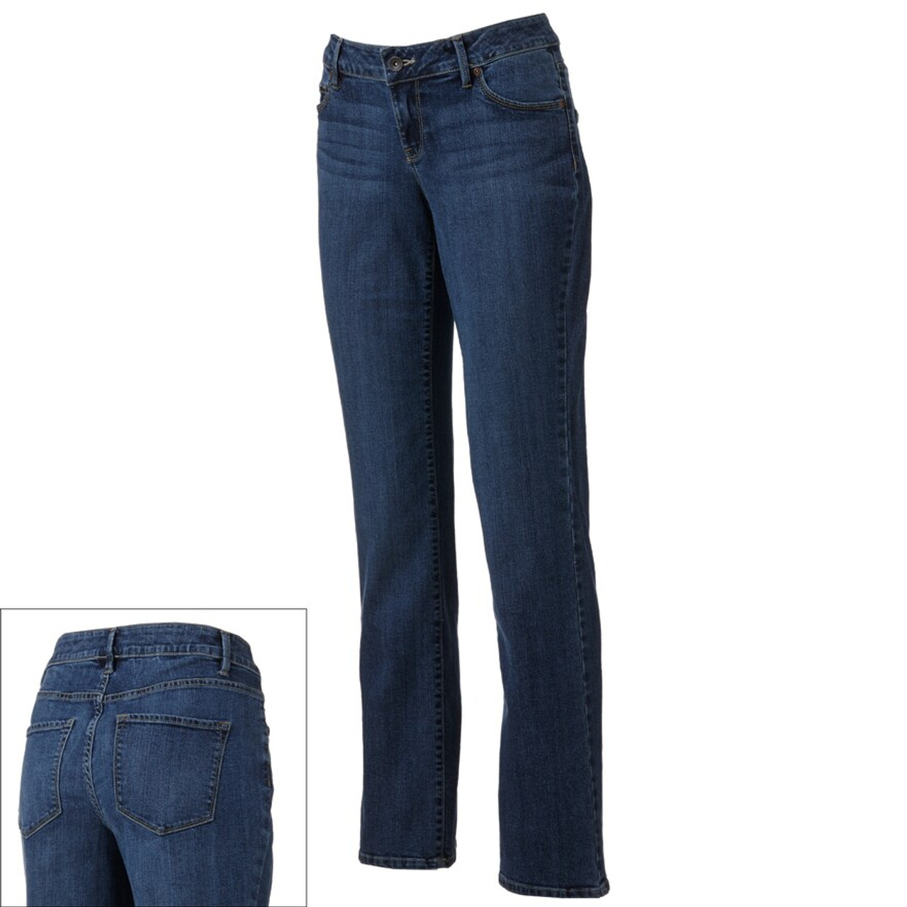 Sonoma Mid Rise Bootcut Stretch Jeans