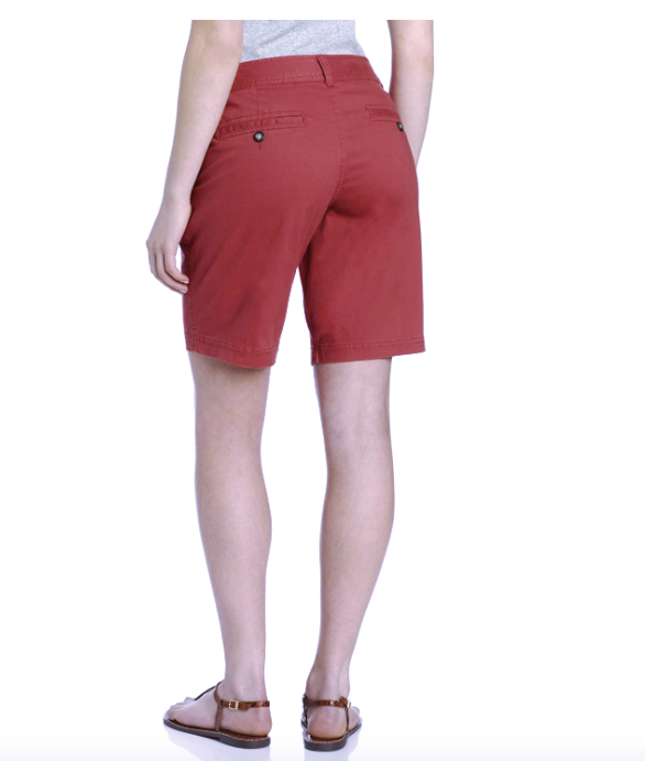Petite Double Coin Pocket Bermuda Shorts