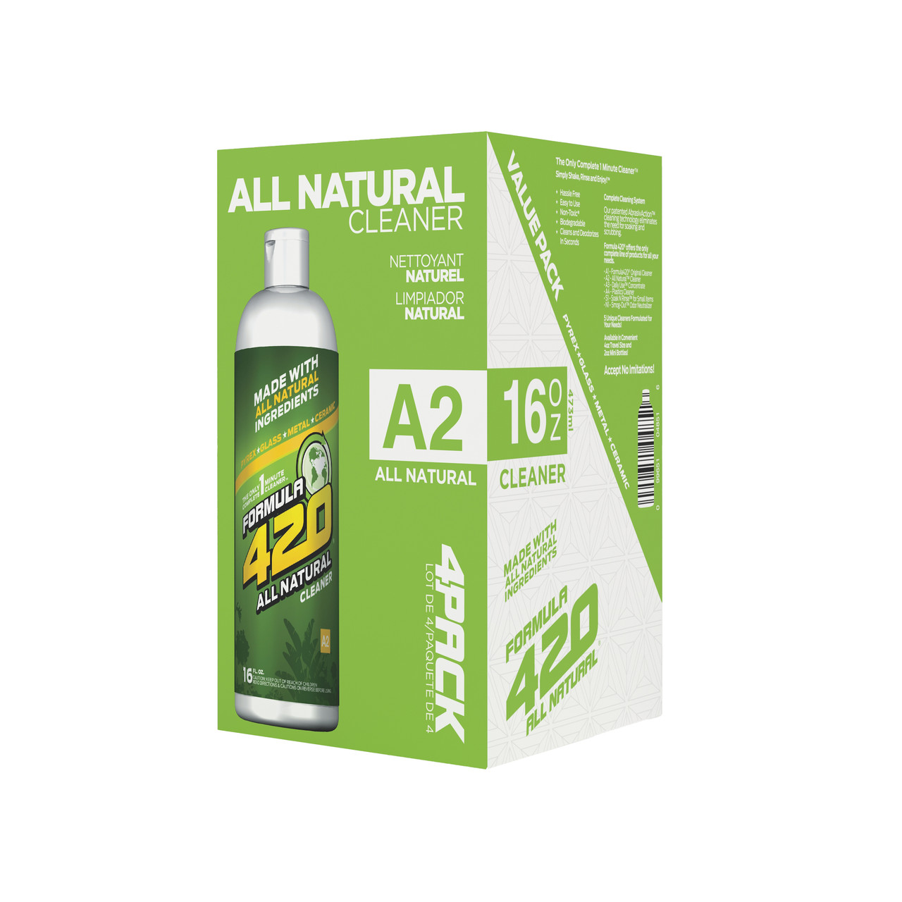 A2 - Formula 420 All Natural / S1 - Formula 420 Soak-N-Rinse / C1 - Formula  710 Advanced Cleaner