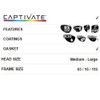WILEY X BREACH | Captivate Polarised Platinum Lens w/ Kryptek Frame