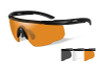 Wiley X Saber Advanced | Three Lens w/ Matte Black Frame with RX Insert (PTX)