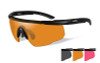 Wiley X Saber Advanced | Vermillion Three Lens + RX Insert (PTX) and Prescription Lens