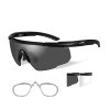 Wiley X Saber Advanced | Two Lens + RX Insert (PTX) and Prescription Lens