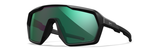 WX CITADEL | Matte Black frame w/ Green Mirror Lens