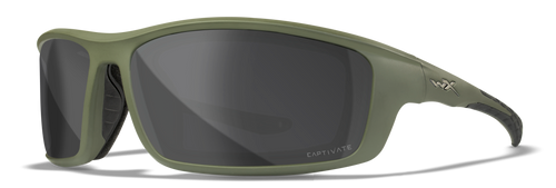 Grid | Captivate Polarised Grey Lens w/ Matte Utility Green Frame