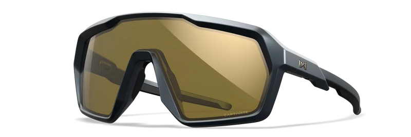 WX CITADEL | Matte Graphite Grey Frame w/ Gold Mirror Lens